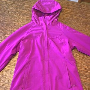 Purple zip up jacket